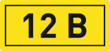 Наклейка 12В 10х15мм EKF an-2-01