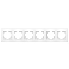 Рамка 6-м Афина универс. бел. Universal A1043