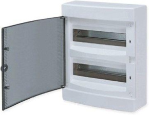 Щит распределительный навесной Unix бел. дверь 2х12 модулей IP40 PROxima EKF ux-2x12-nw