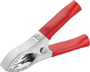 Зажим крокодил 30А 80 860 OAC-30A-75-R25 красн. ОНЛАЙТ 80860