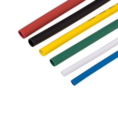 Набор трубок термоусадочных тонкостен. №1 (АВТО) разноцвет. Rexant 29-0101