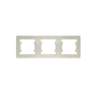 Рамка 3-м Бриллиант горизонт. сл. кость UNIVersal 7948707