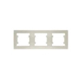 Рамка 3-м Бриллиант горизонт. сл. кость UNIVersal 7948707