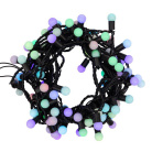 Гирлянда светодиодная Мультишарики 10м d17.5мм 100LED RGB 16Вт 220-240В IP65 провод ПВХ черн. (нужен шнур питания 303-500) Neon-Night 303-509-2