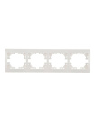 Рамка 4-м Mira горизонт. бел. LEZARD 701-0200-149
