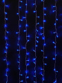 Гирлянда Занавес LDCL544-B-E 544 син. светодиодов 1.5х2.2м 16 нитей соединяемый до 8шт для помещений SHLights 4690601035561