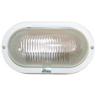 Светильник Банник 1401 НПП 03-60-021 IP54 овал малый бел. пласт. Элетех 1005500883