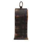 Камин светодиодный Старинные часы 14.7х11.7х25см эффект живого огня USB и элементы питания 2хC (не в компл.) бронз. Neon-Night 511-021