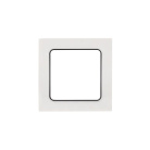 Рамка 1-м Стокгольм бел. с линией цвета черн. PROxima EKF EXM-G-304-10