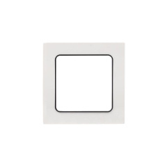 Рамка 1-м Стокгольм бел. с линией цвета черн. PROxima EKF EXM-G-304-10