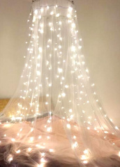 Гирлянда светодиодная Пучок 7 нитей 1.8м 126LED тепл. бел. 220В провод прозр. КОСМОС KOC_TRE-V71